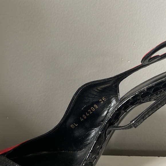 SAINT LAURENT ANJA PANTHER PUMPS - Picture 8 of 9